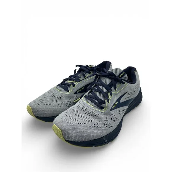 Brooks Mens Anthem 4 Running Shoes Size 11 Medium D Grey Navy Cushion Neutral - Picture 4 of 7